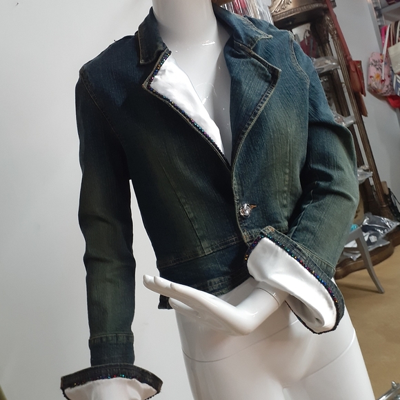 ONE OF A KIND by Den M Jean Jacket - Picture 13 of 15